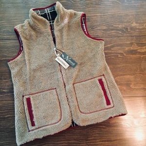 Natural Reflections Reversible Vest NWT
